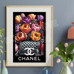 Chanel Art Print 11x17 Chanel Art signed by the Artist Denardai One…